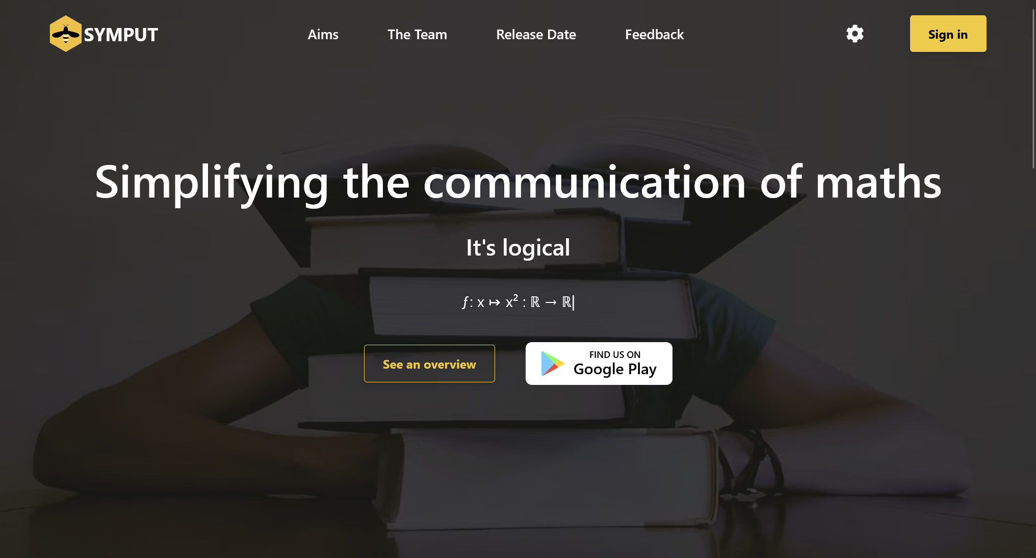 Symput Landing Page